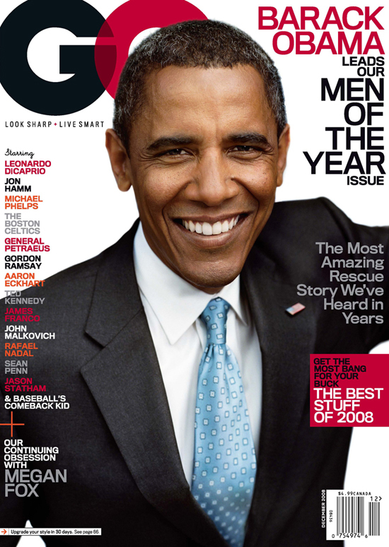 GQ Men of the year - over the years 