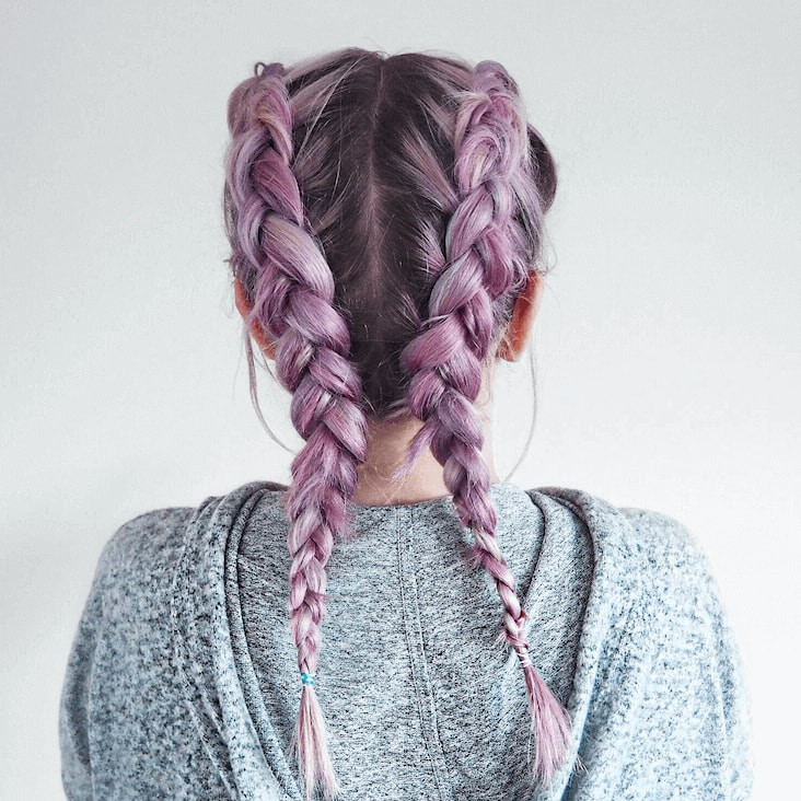 Pastel hair looks