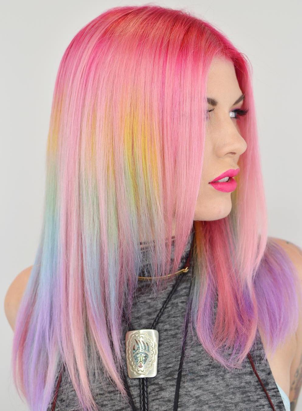 Pastel hair looks