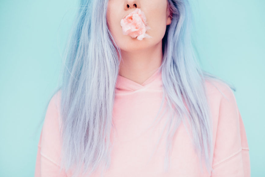 Pastel hair looks