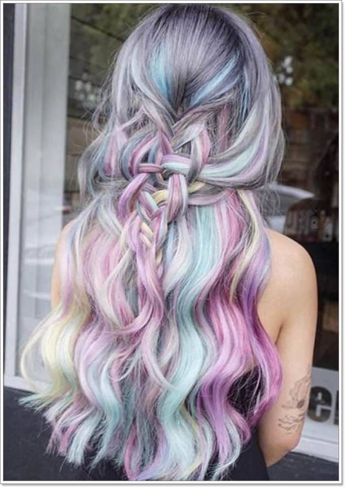 Pastel hair looks