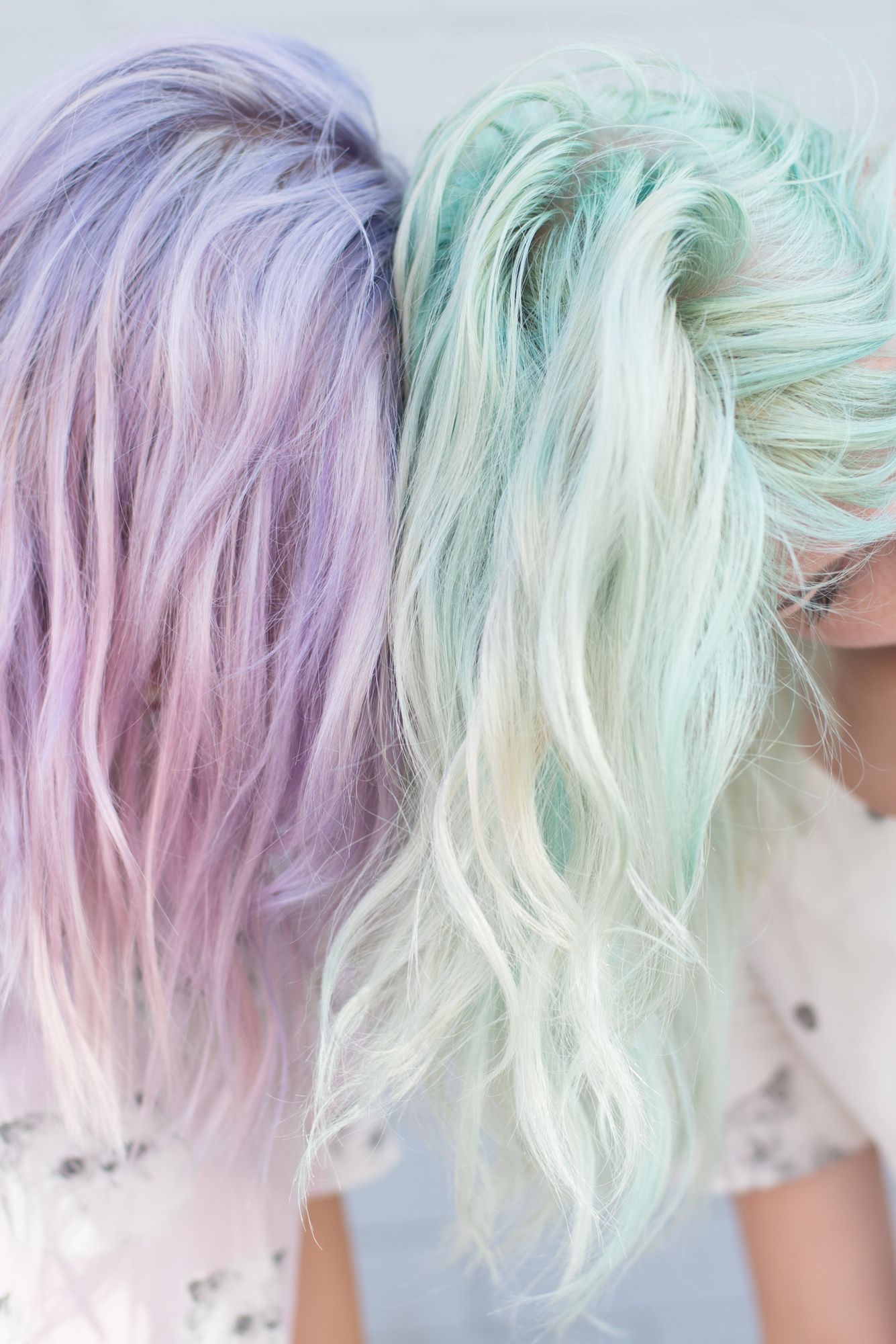 Pastel hair looks