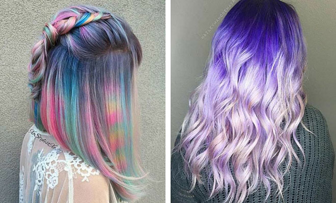 Pastel hair looks