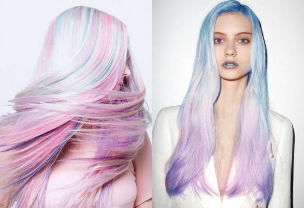Pastel hair looks