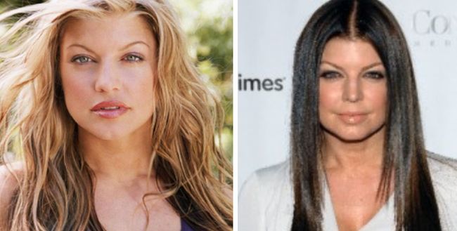 Celebrity Blonde to Brunette Makeovers