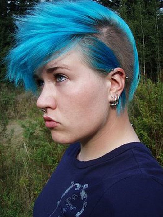 girl punk hairstyle pictures